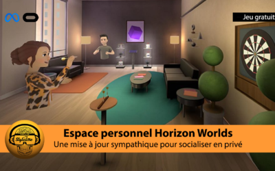 Horizon Worlds espace personnel mis à jour pour un accueil réussi