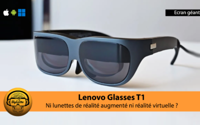 Lenovo Glasses T1 des lunettes connectées comme écran cinéma