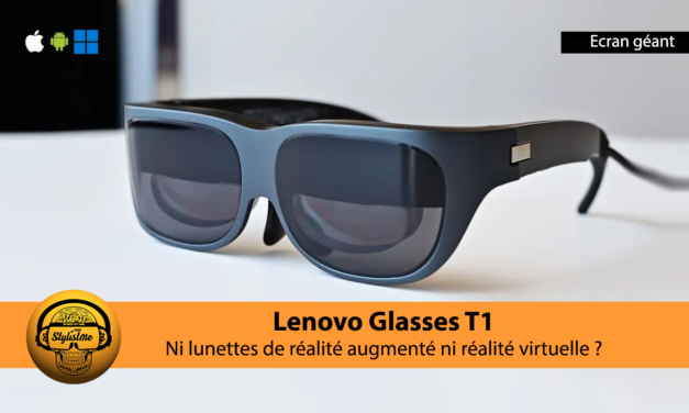 Lenovo Glasses T1 des lunettes connectées comme écran cinéma