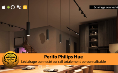 Perifo Philips Hue : rail spots connectés personnalisable de 50 cm à 15 m