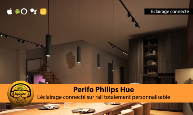 Perifo Philips Hue : rail spots connectés personnalisable de 50 cm à 15 m