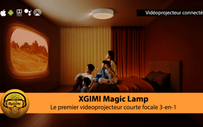 XGIMI Magic Lamp : innovant vidéoprojecteur avec son et plafonnier