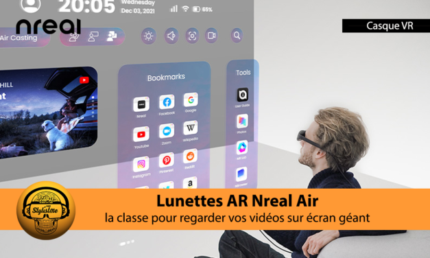 Nreal Air les lunettes AR légères pour le streaming vidéo