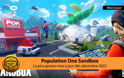 Population One Sandbox : la plus grosse mise à jour ajoute un bas à sable