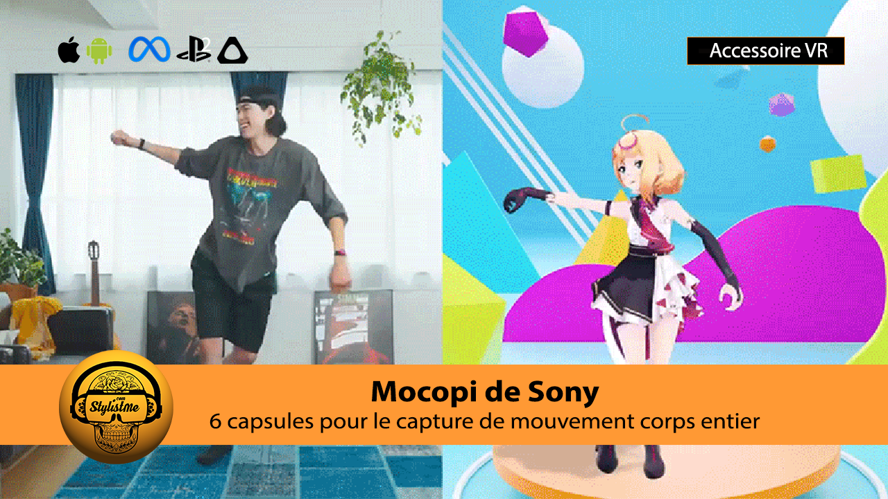 Mocopi de Sony pour le suivi corps entier en 3D et réalité virtuelle