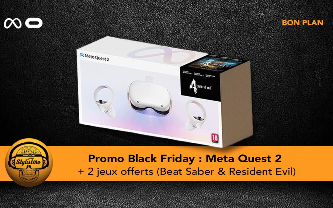 Promo Meta Quest 2 pack casque VR + 2 jeux à 399 €