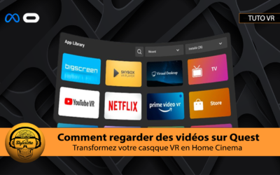 Comment regarder des vidéos sur Meta Quest façon Home cinéma (tuto)