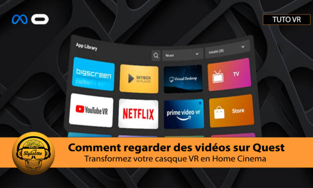 Comment regarder des vidéos sur Meta Quest façon Home cinéma (tuto)