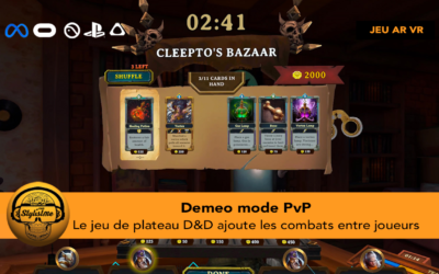 Demeo mode PVP arrive dans le jeu de plateau de donjons en VR