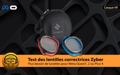 Lentilles correctrices Zyber pour casques VR Quest 2 ou Pico 4