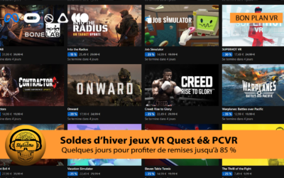 Soldes hiver jeux VR Meta Quest et casques PCVR