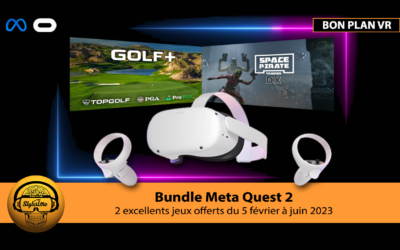 Bundle Meta Quest 2 avec GOLF+ et Space Pirate Trainer offerts