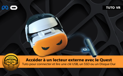 Connecter un lecteur externe au Quest 2 ou Quest Pro