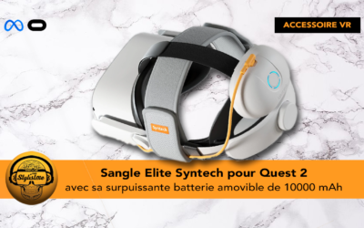 Sangle Syntech Quest 2 avec batterie amovible de 10000 mAh