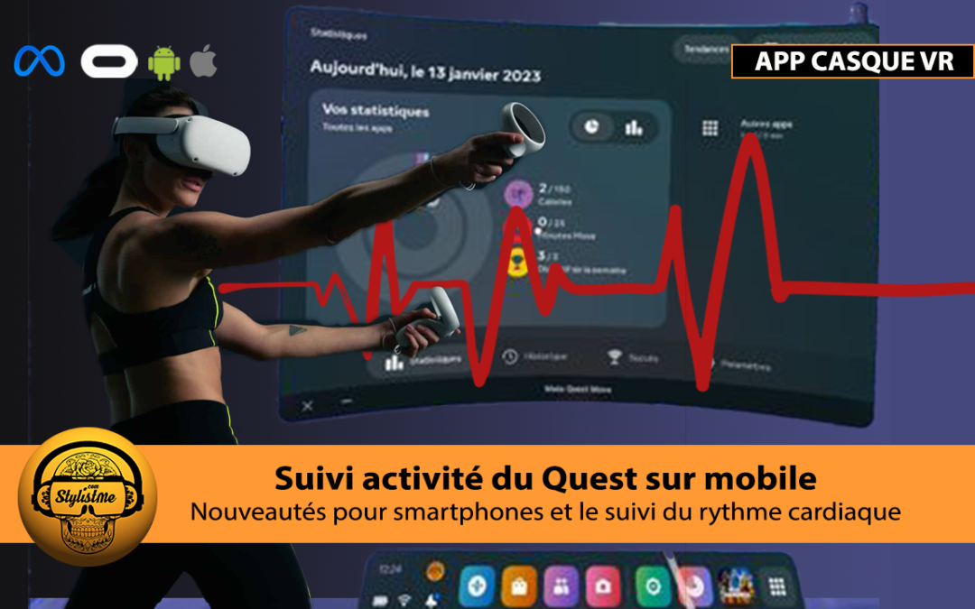 Suivi santé Quest sur votre smartphone et rythme cardiaque