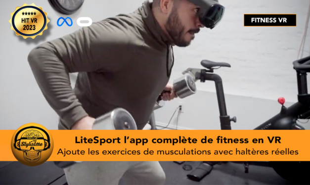 LiteSport le jeu de fitness VR ajoute l’utilisation d’haltères réelles