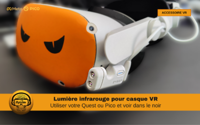 Lumière infrarouge Zyber pour utiliser son casque VR dans le noir