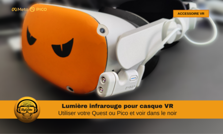 Lumière infrarouge Zyber pour utiliser son casque VR dans le noir