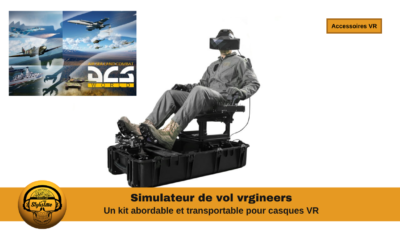Simulateur de vol VRgineers un kit portable et abordable pour casque VR