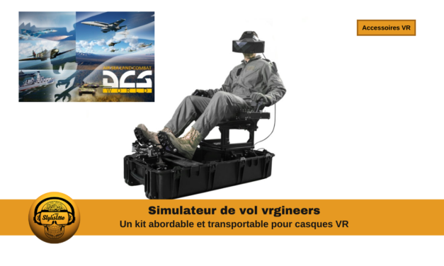 Simulateur de vol VRgineers un kit portable et abordable pour casque VR