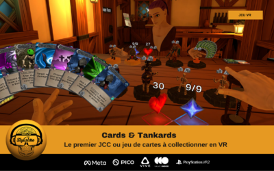 Cards et Tankards le concept des cartes Magics en réalité virtuelle