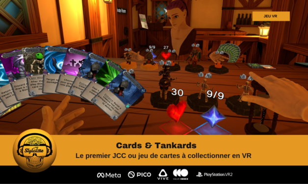 Cards et Tankards le concept des cartes Magics en réalité virtuelle