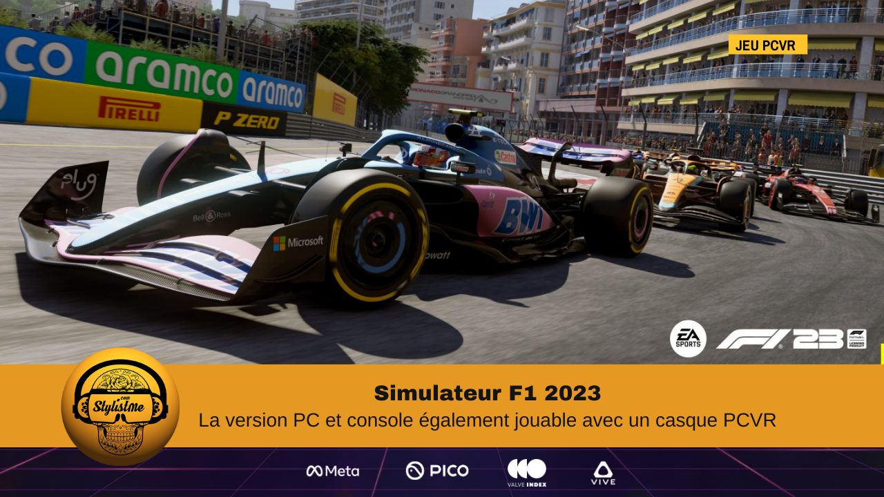F1 23 VR de l'adaptation en virtuelle