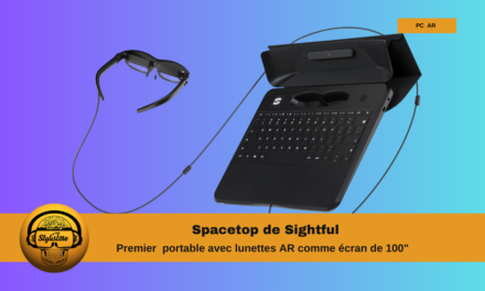 Spacetop premier PC portable avec lunettes AR comme écran