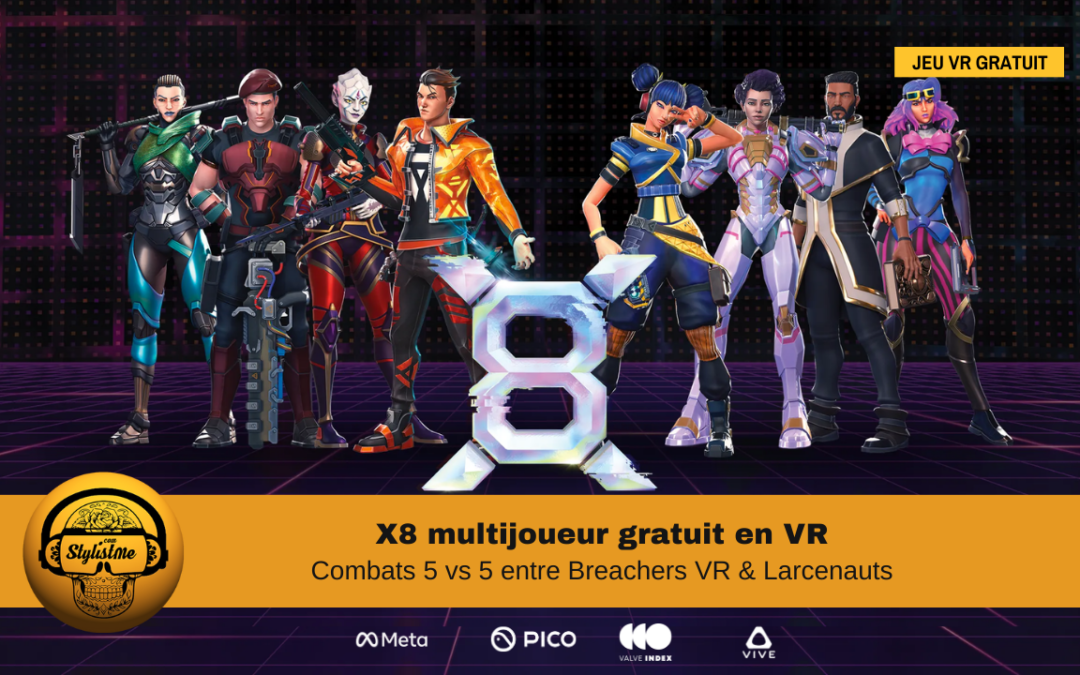 X8 VR combat multijoueur 5 vs 5 gratuit du studio Thirdverse