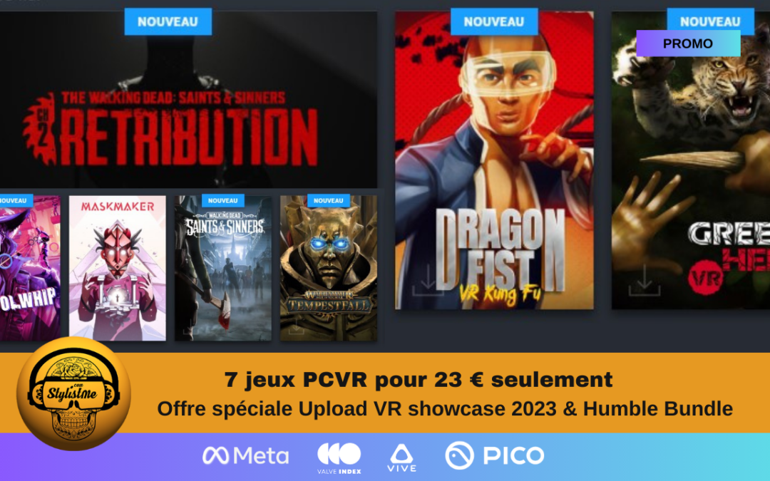 7 jeux PCVR en réduction de 87 % pour l’UploadVR Showcase sur Humble Bundle