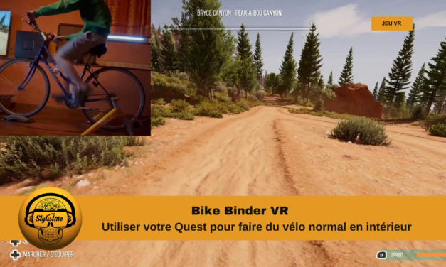 Bike Binder VR faire du vraie vélo d’intérieur avec votre Meta Quest