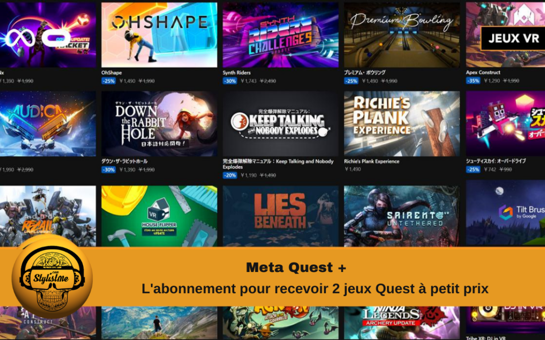 Meta Quest Plus le game pass ou abonnement pour les jeux VR