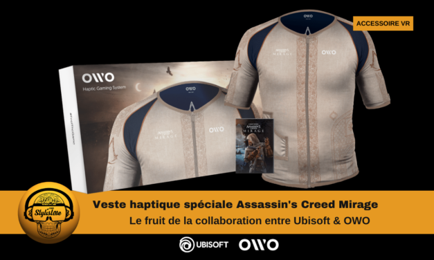 Veste haptique Assassin’s Creed Mirage en partenariat avec OWO