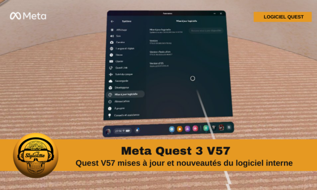 Meta Quest V57 la version officielle bien décevante par rapport à la PTC