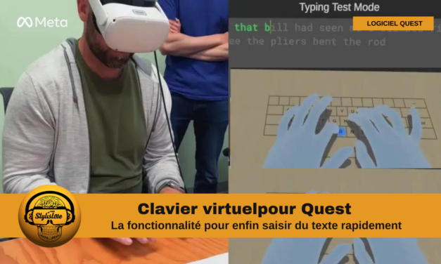 Clavier virtuel Meta Quest utilisable sur n’importe quelle surface réelle !