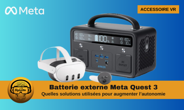 Batterie externe Quest 3 les différents solutions pour plus d’autonomie