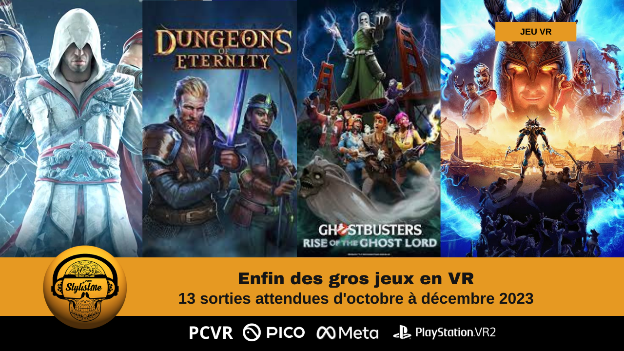 Jeux VR octobre 2023