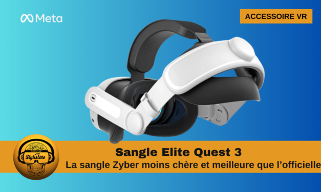 Sangle Elite Zyber Quest 3 un prix vraiment abordable pour améliorer son casque