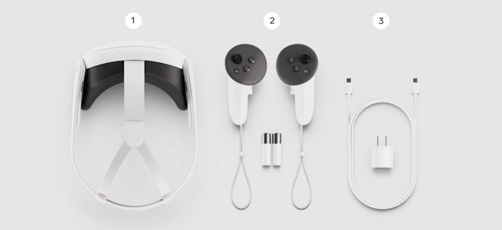 Meta Quest 3 128 Go Casque VR Autonome – Occasion, état Nickelserial Inclus