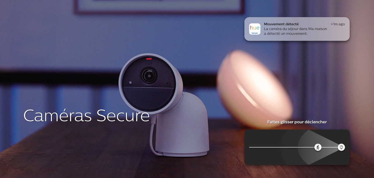 test caméra Hue Secure
