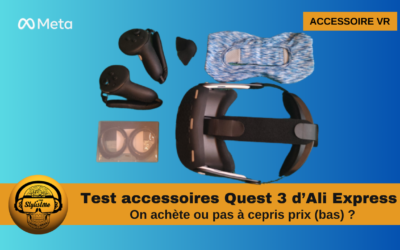 Test de 8 accessoires Quest 3 Ali Express pour le prix d’un chez Meta