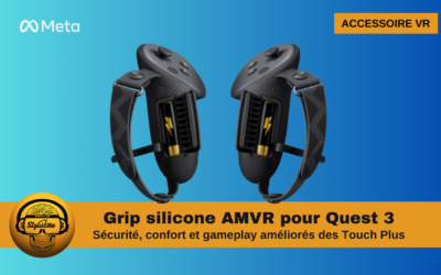 Grip silicone AMVR pour Meta Quest 3 : confort et sécurité