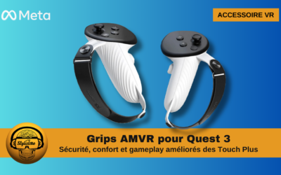 Grips avec sangle AMVR pour Meta Quest 3