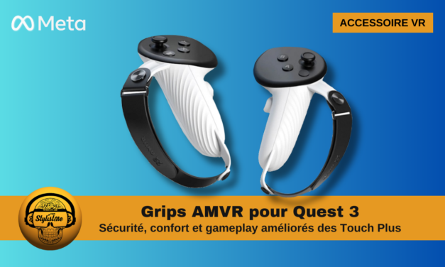 Grips avec sangle AMVR pour Meta Quest 3