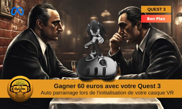 Auto parrainage Meta Quest 3 gagnez 60 € lors de son activation