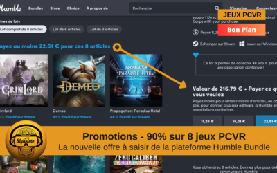Promo jeux PCVR Humble pour Meta Quest, Pico, HTC, Valve