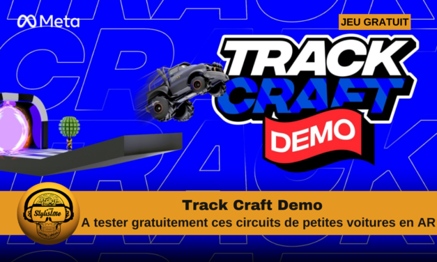 Track Craft Demo course de petites voitures en réalité mixte