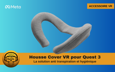 Housse interface faciale VR Cover Quest 3 en tissus