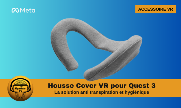 Housse interface faciale VR Cover Quest 3 en tissus