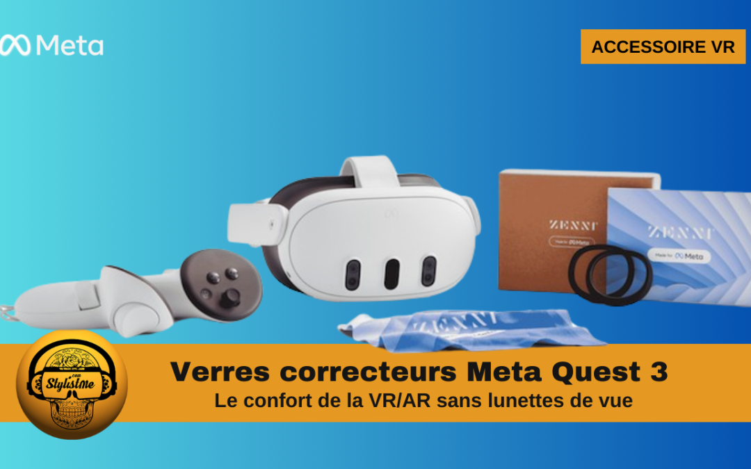 Verres correcteurs Meta Quest 3 pour les porteurs de lunettes